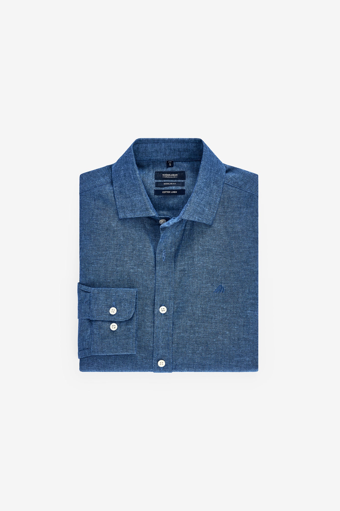 CAMISA BÁSICA DE ALGODÓN Y LINO