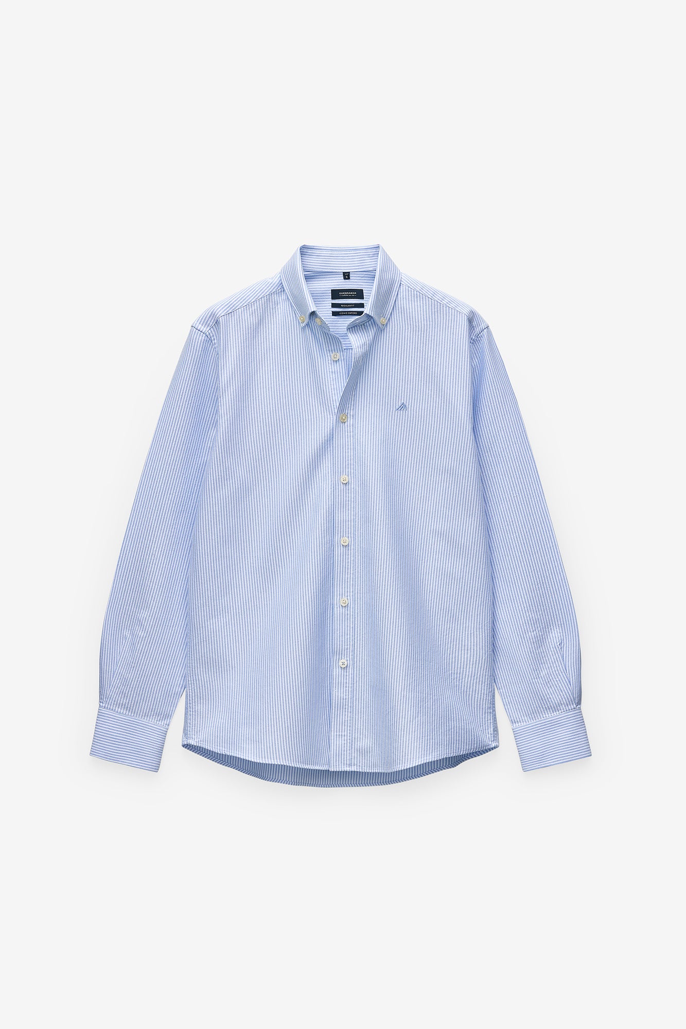 CAMISA BÁSICA OXFORD ÀS RISCAS