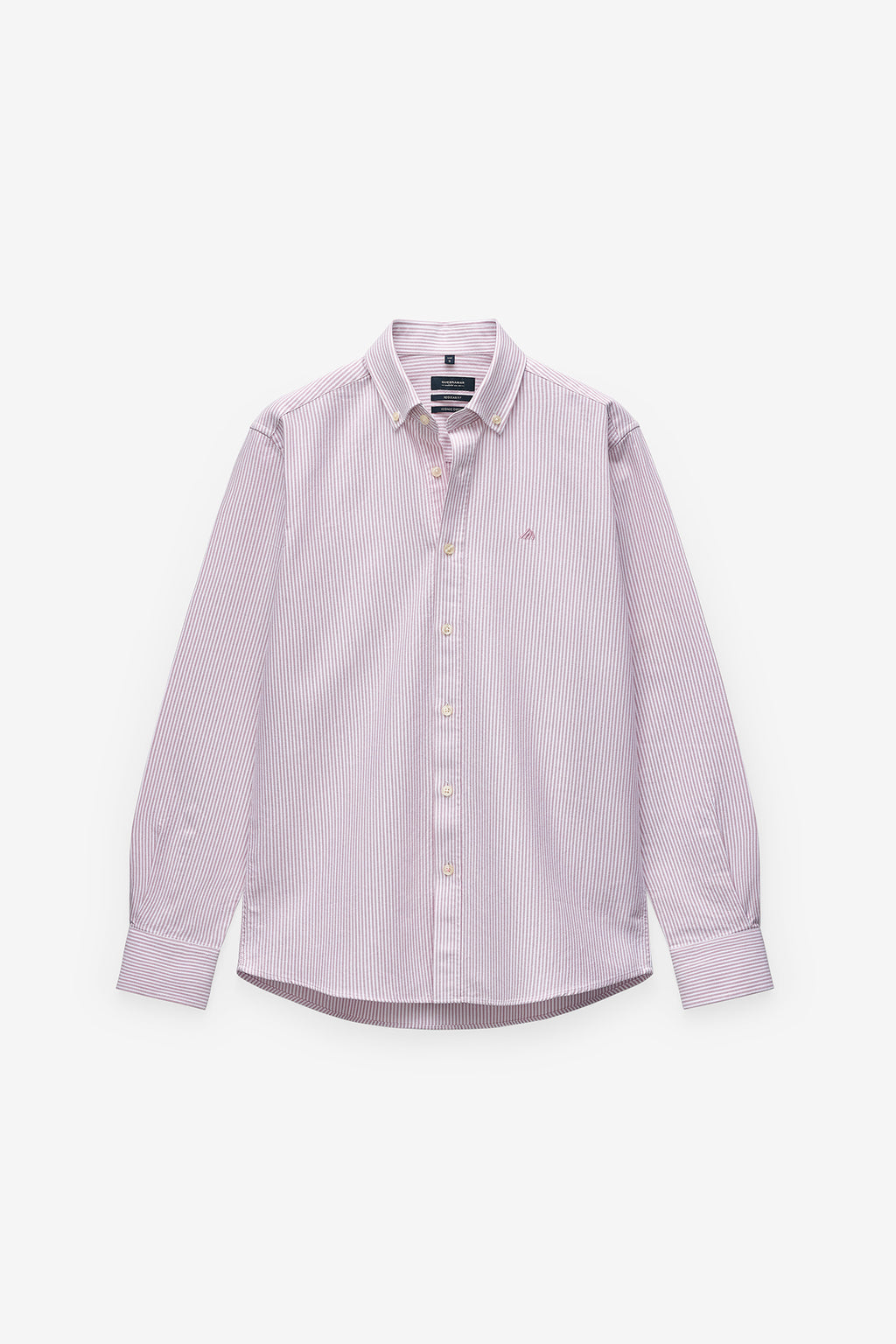 CAMISA BÁSICA OXFORD ÀS RISCAS