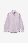 CAMISA BÁSICA OXFORD ÀS RISCAS