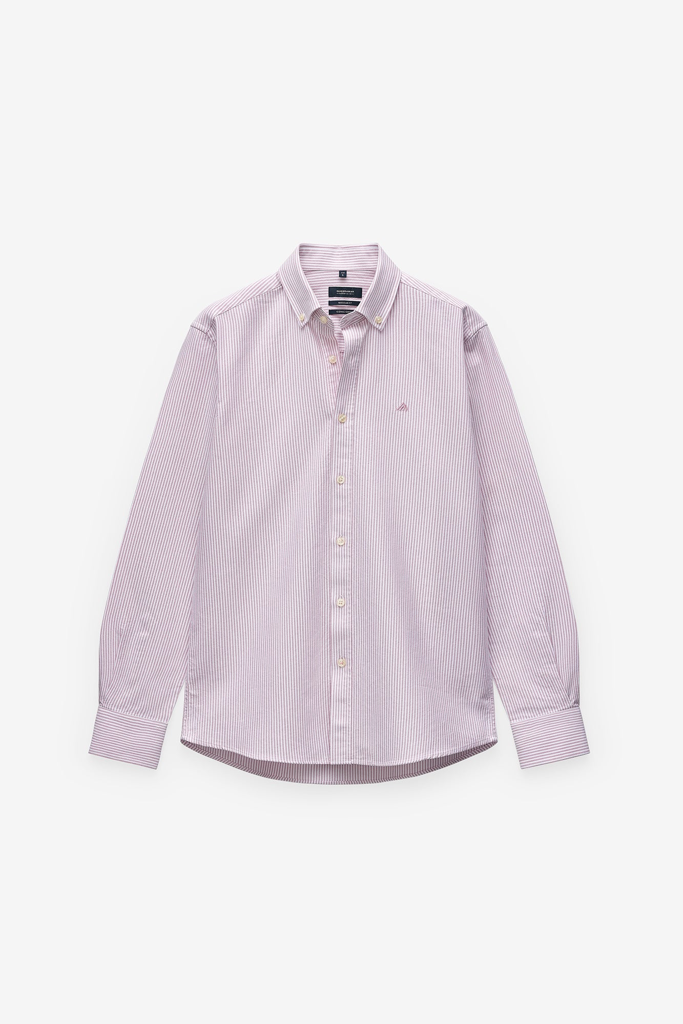 CAMISA BÁSICA OXFORD ÀS RISCAS