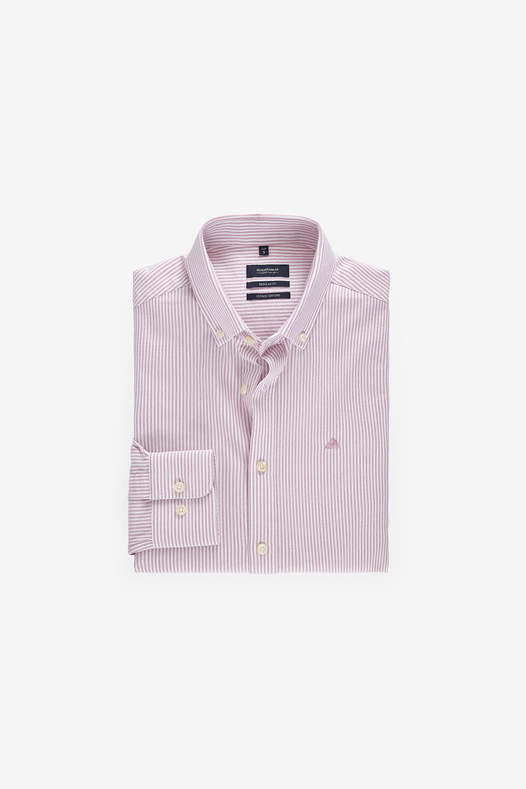 CAMISA BÁSICA OXFORD ÀS RISCAS