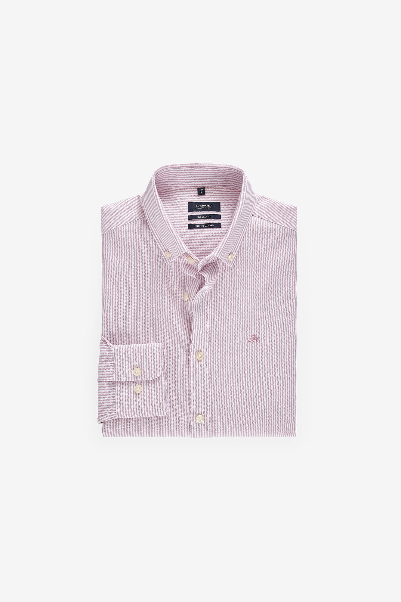 CAMISA BÁSICA OXFORD ÀS RISCAS