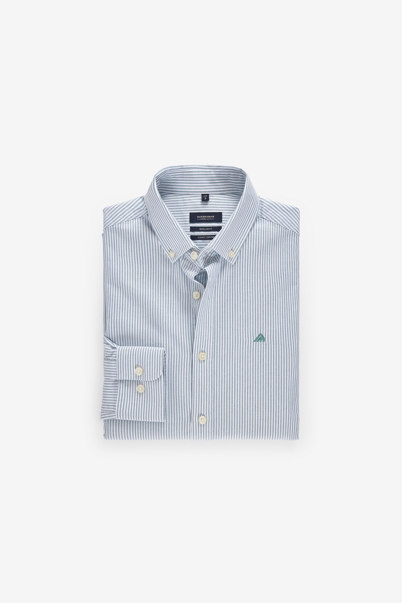 CAMISA BÁSICA OXFORD ÀS RISCAS