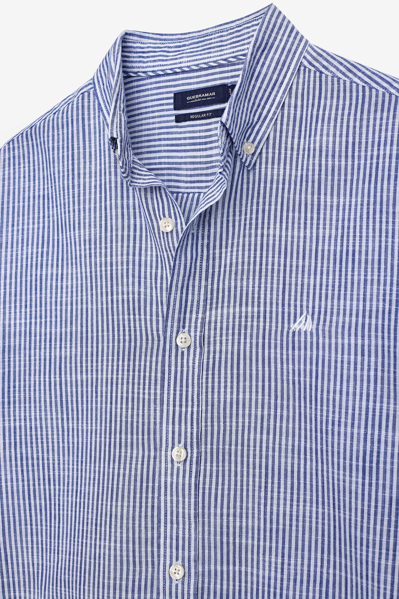 CAMISA COM EFEITO SLUB EM ALGODÃO