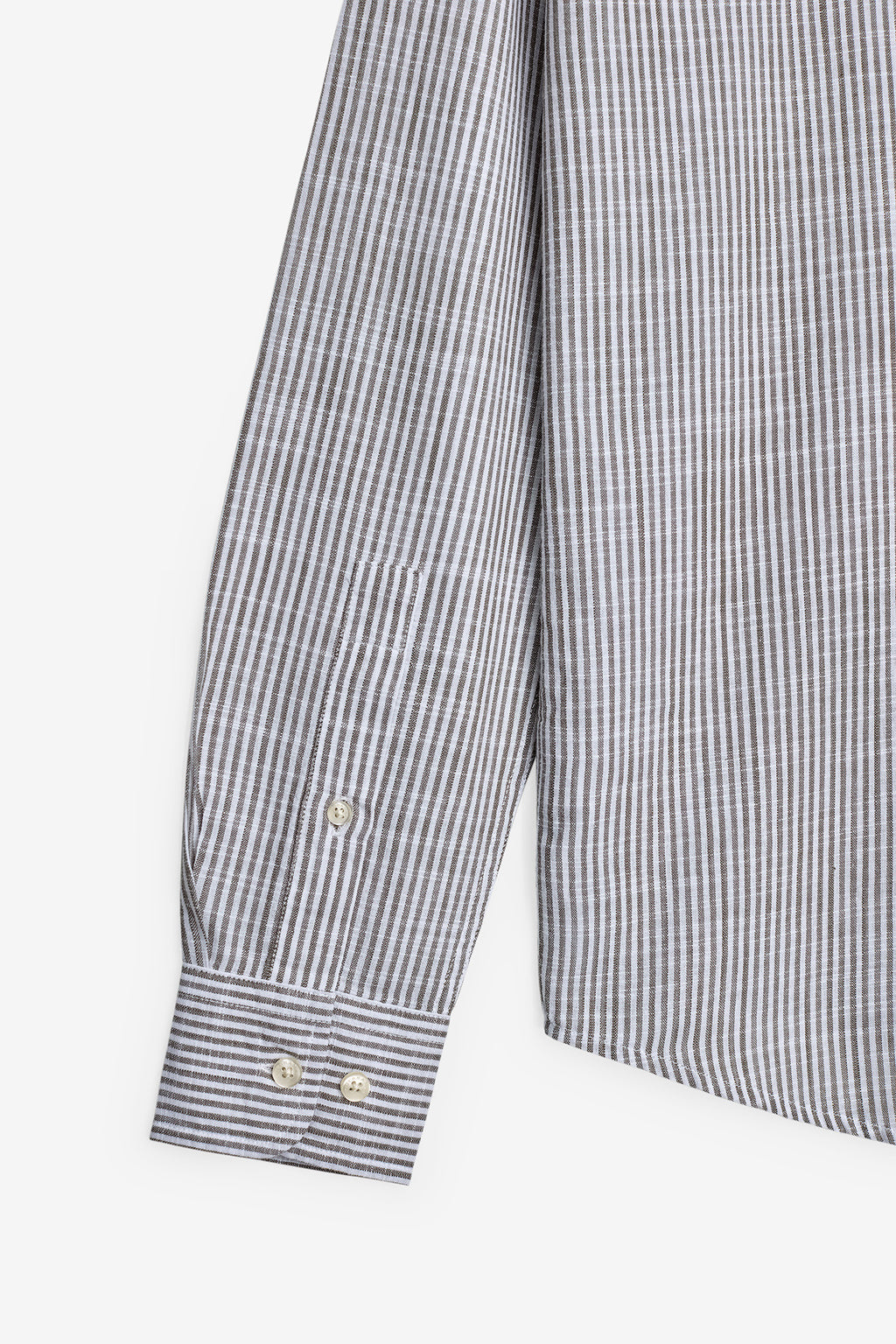 CAMISA COM EFEITO SLUB EM ALGODÃO