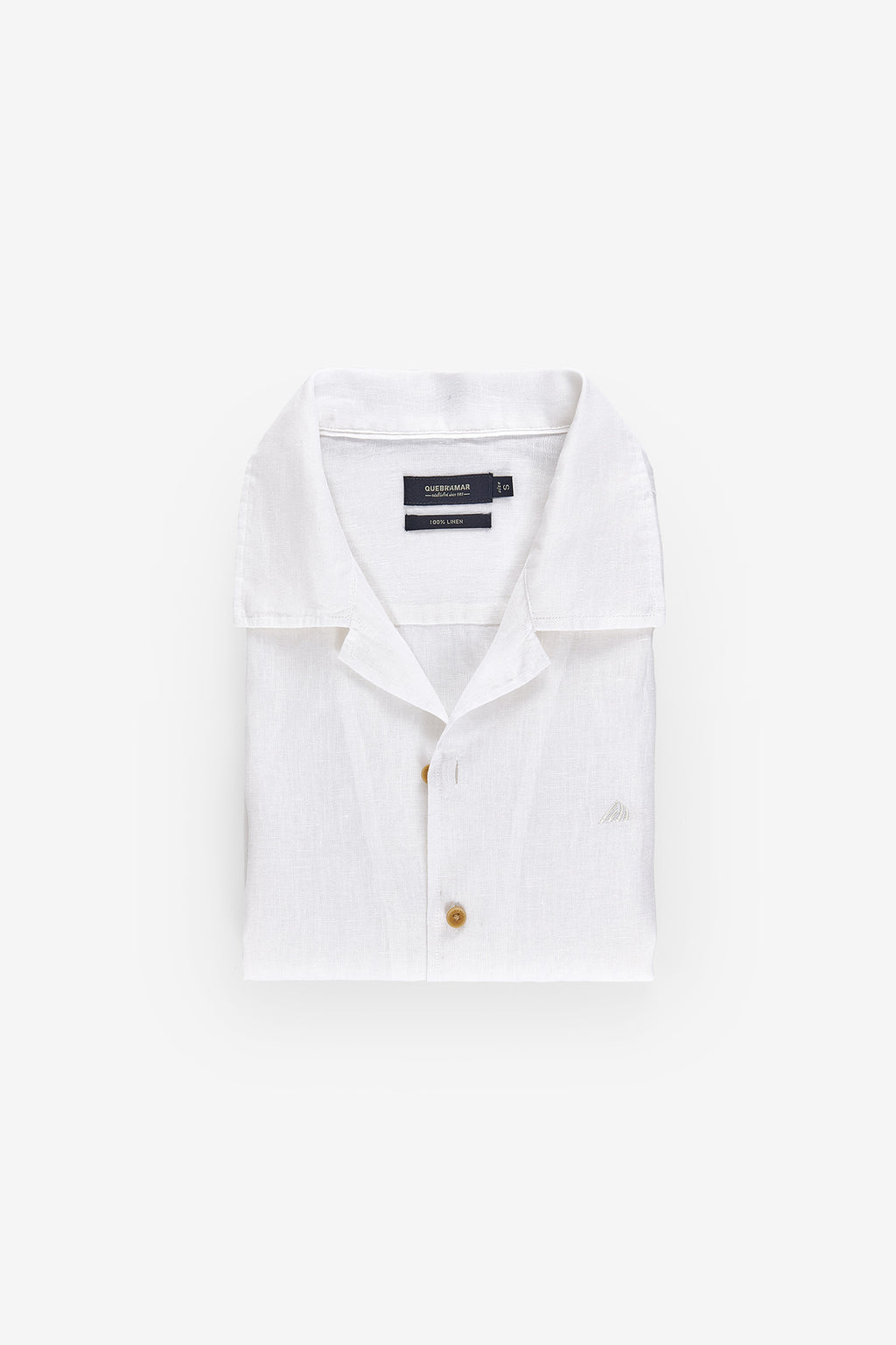 CAMISA MANGA CORTA BÁSICA 100% LINO