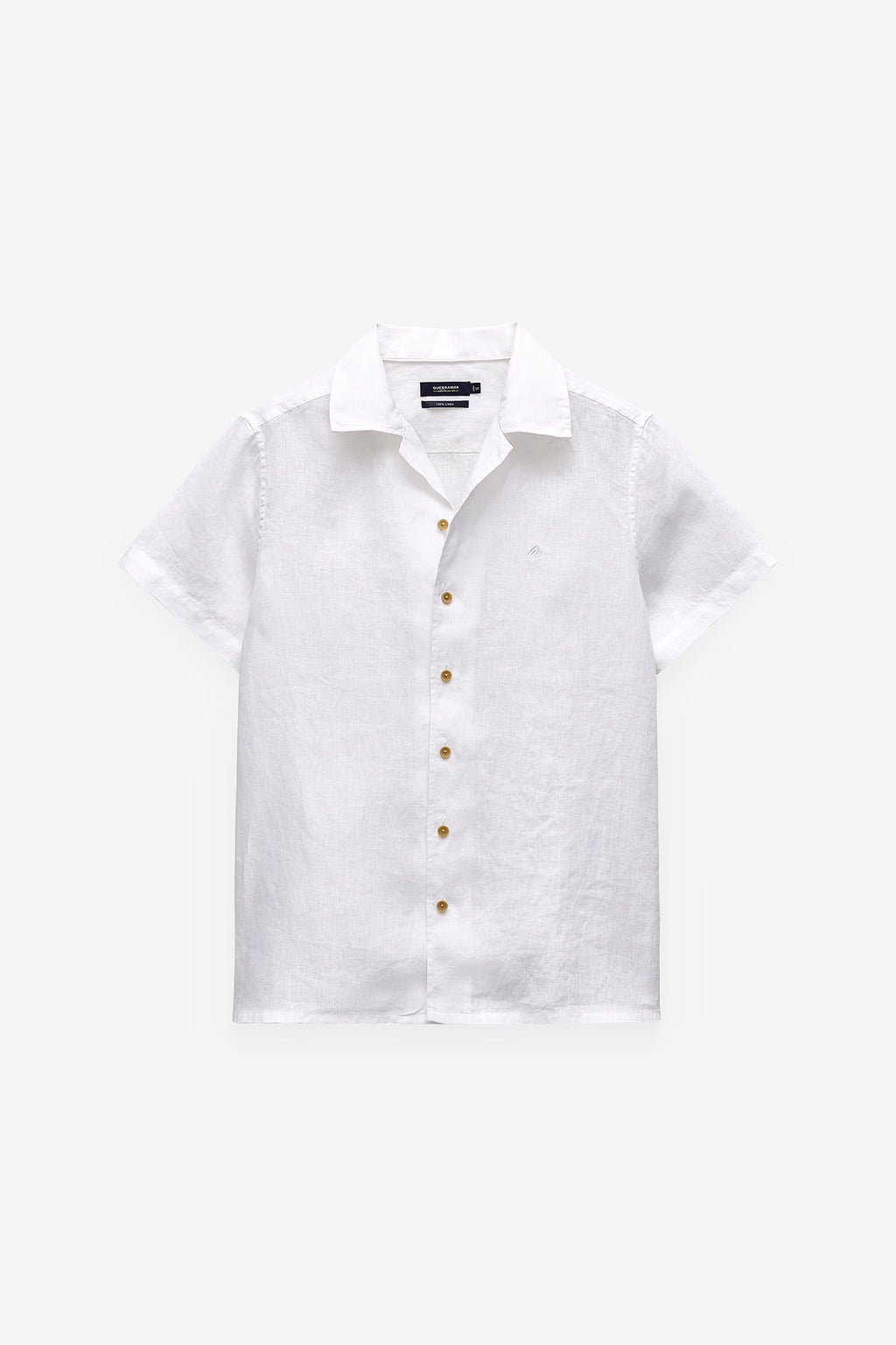 CAMISA MANGA CORTA BÁSICA 100% LINO