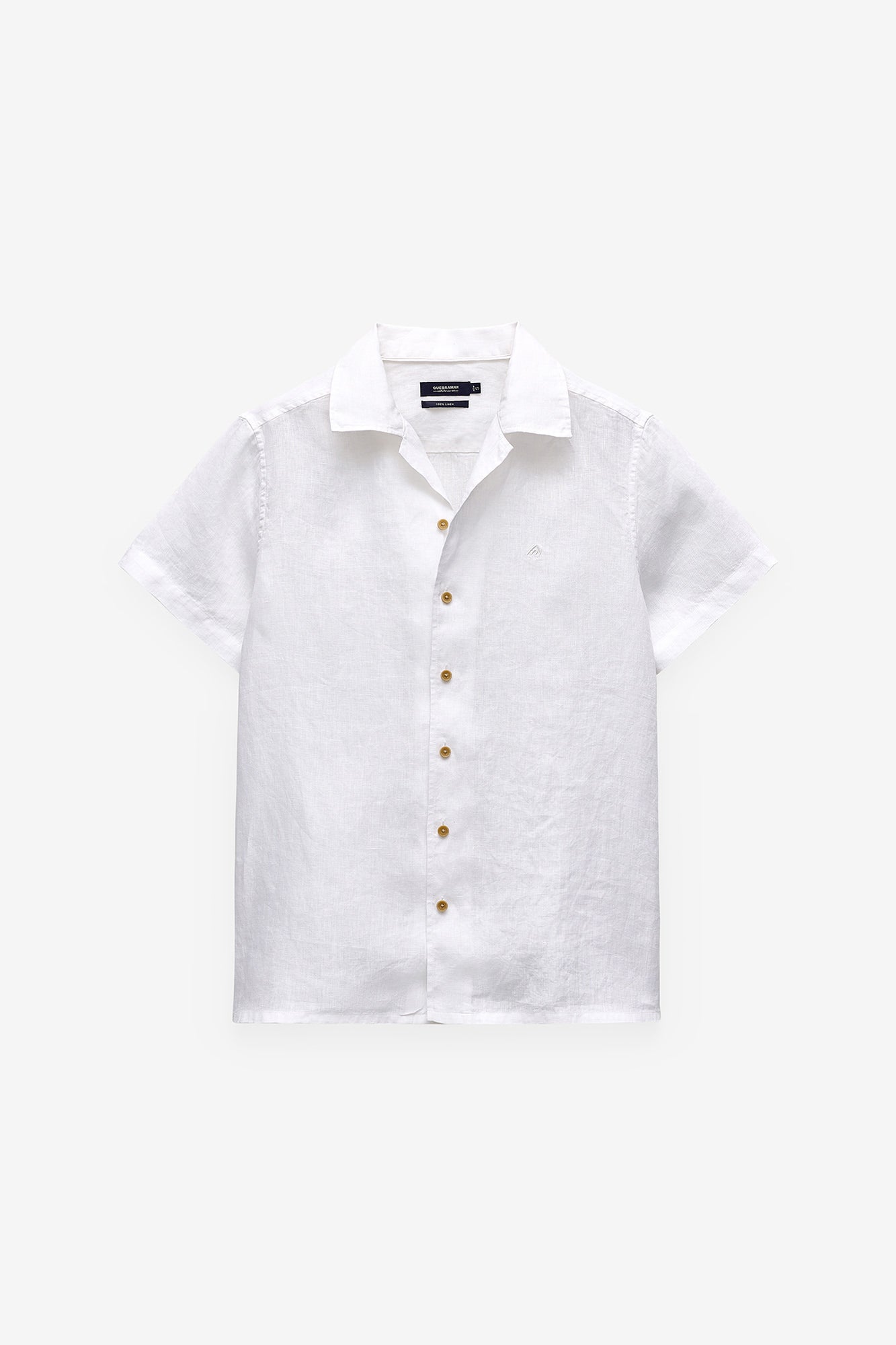 CAMISA MANGA CURTA BÁSICA 100% LINHO