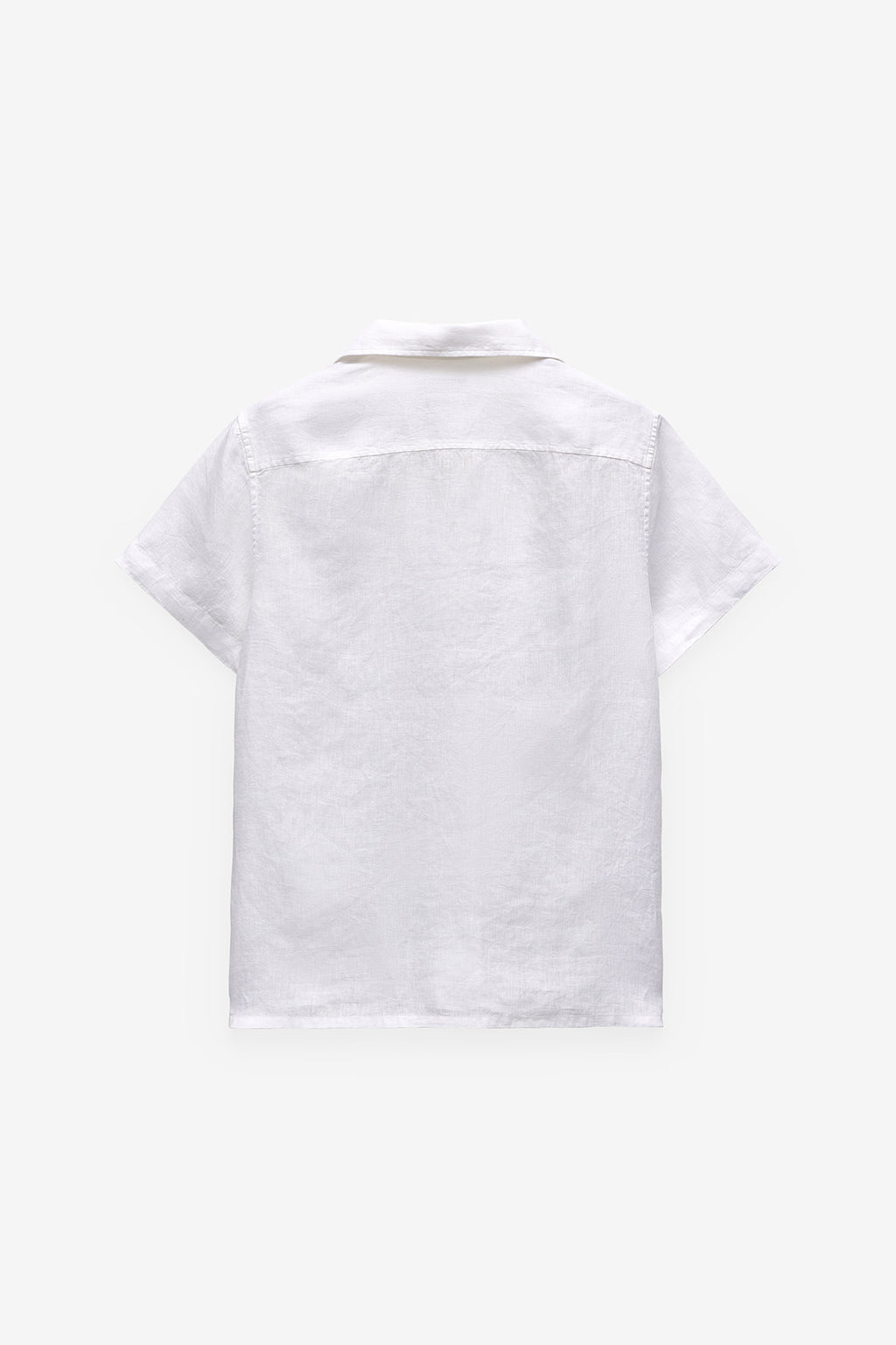 CAMISA MANGA CORTA BÁSICA 100% LINO