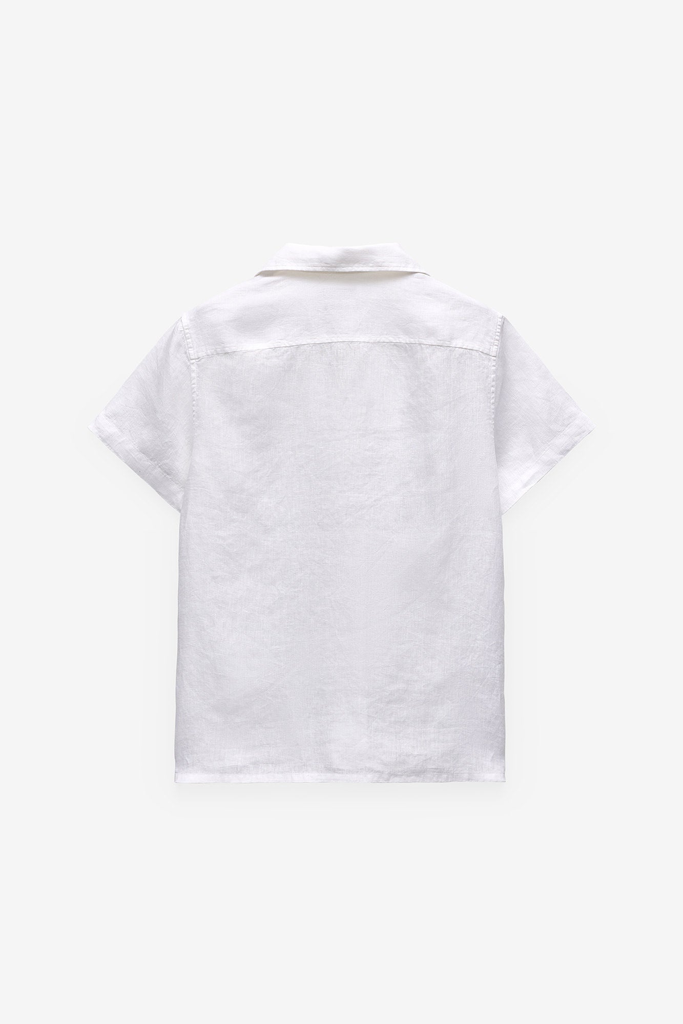 CAMISA MANGA CURTA BÁSICA 100% LINHO