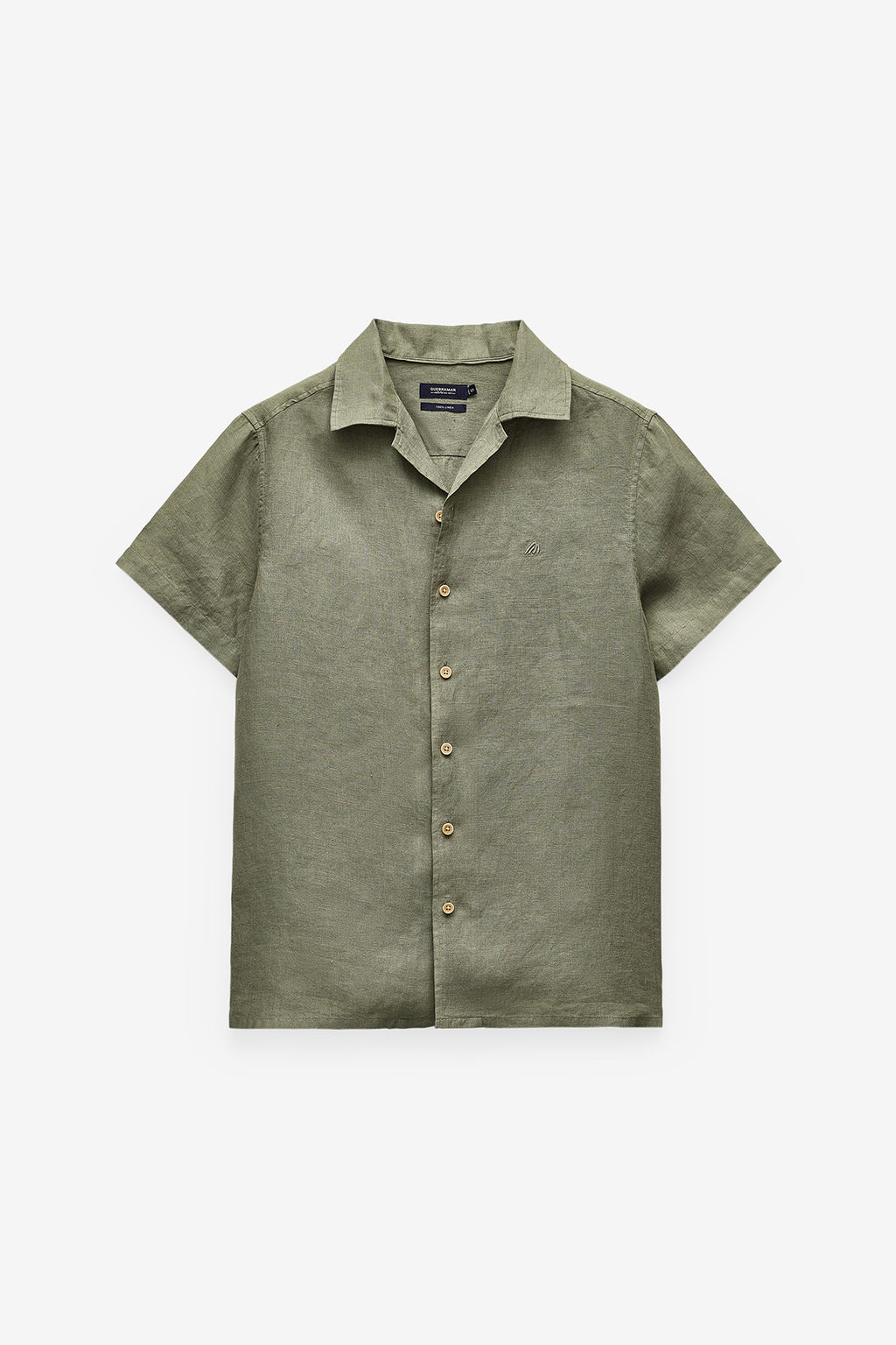 CAMISA MANGA CURTA BÁSICA 100% LINHO
