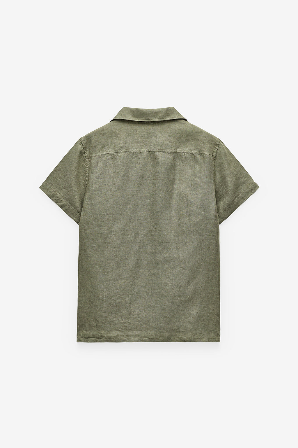 CAMISA MANGA CURTA BÁSICA 100% LINHO