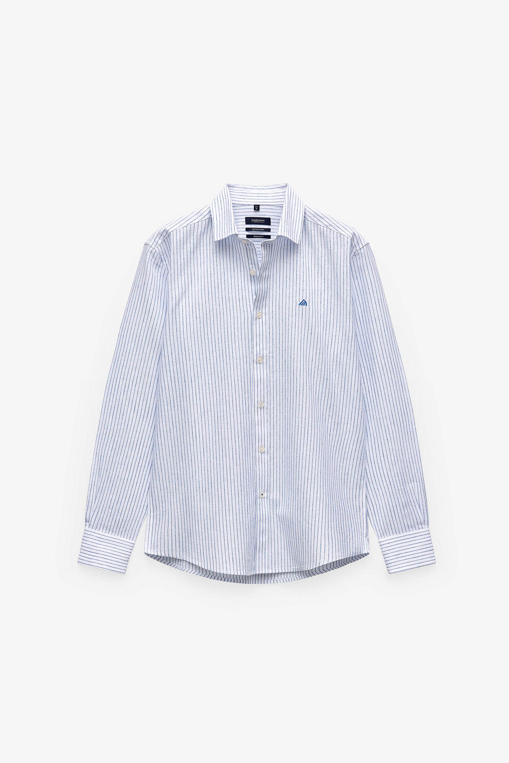 CAMISA RISCA DUPLA EM ALGODÃO E LINHO