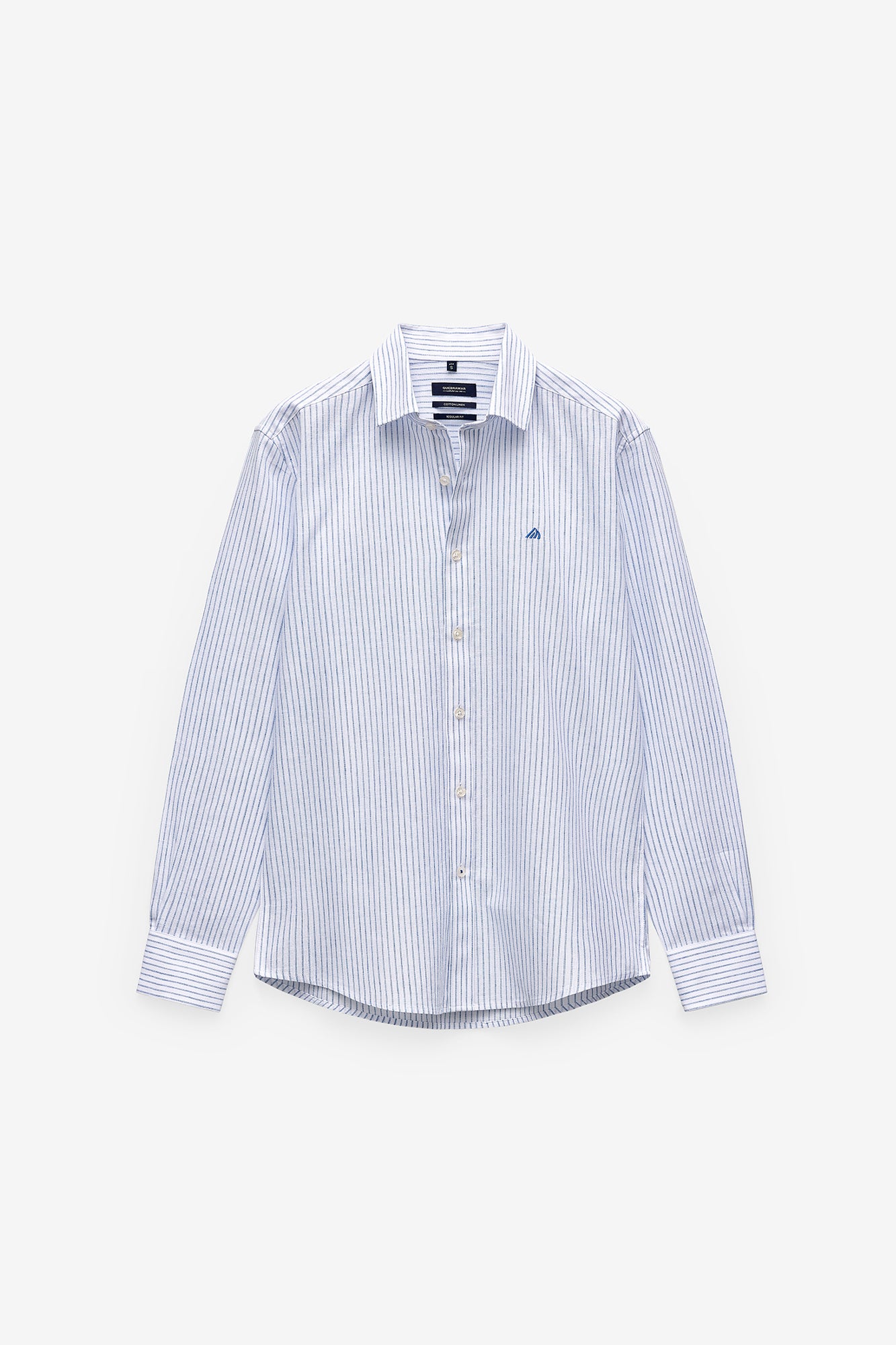 CAMISA RISCA DUPLA EM ALGODÃO E LINHO