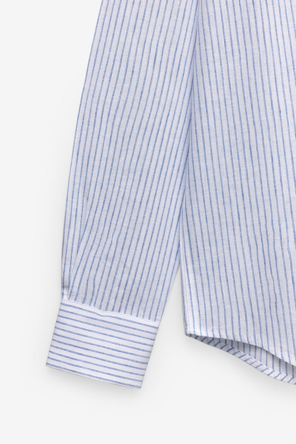 CAMISA RISCA DUPLA EM ALGODÃO E LINHO
