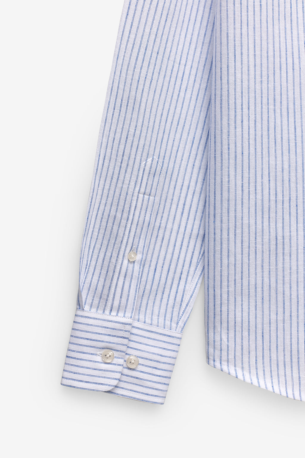 CAMISA RISCA DUPLA EM ALGODÃO E LINHO
