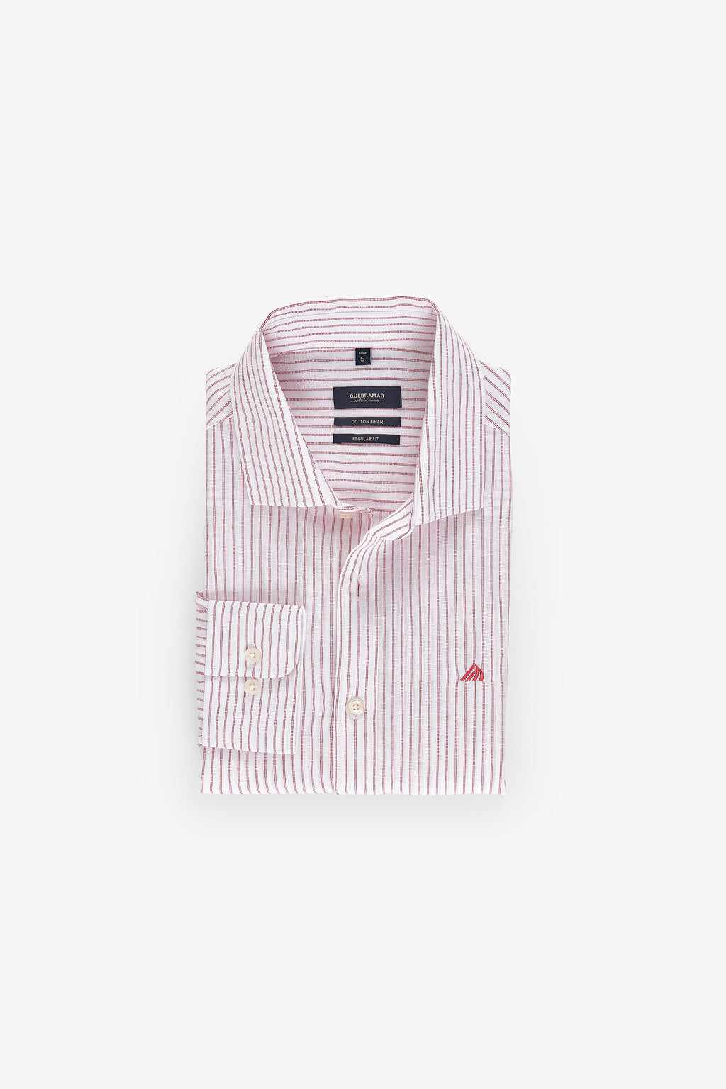 CAMISA RISCA DUPLA EM ALGODÃO E LINHO