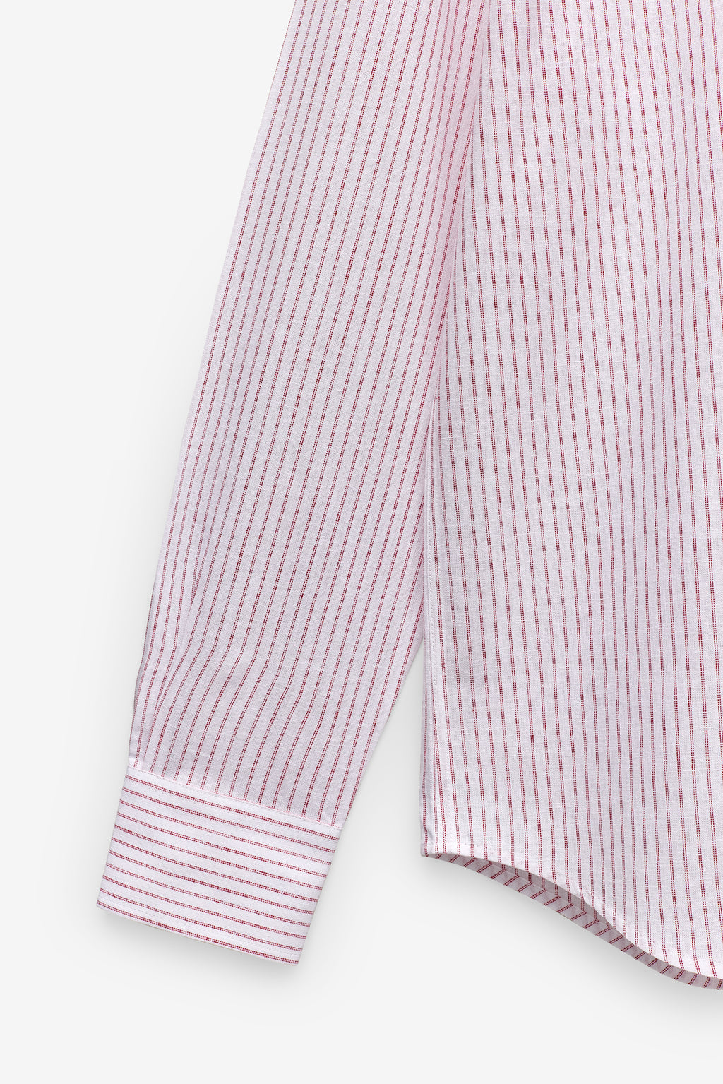 CAMISA RISCA DUPLA EM ALGODÃO E LINHO