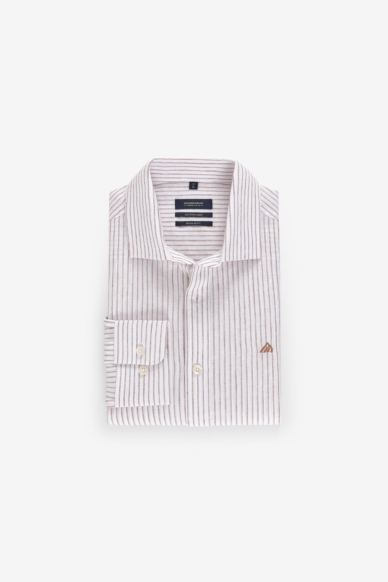 CAMISA RISCA DUPLA EM ALGODÃO E LINHO