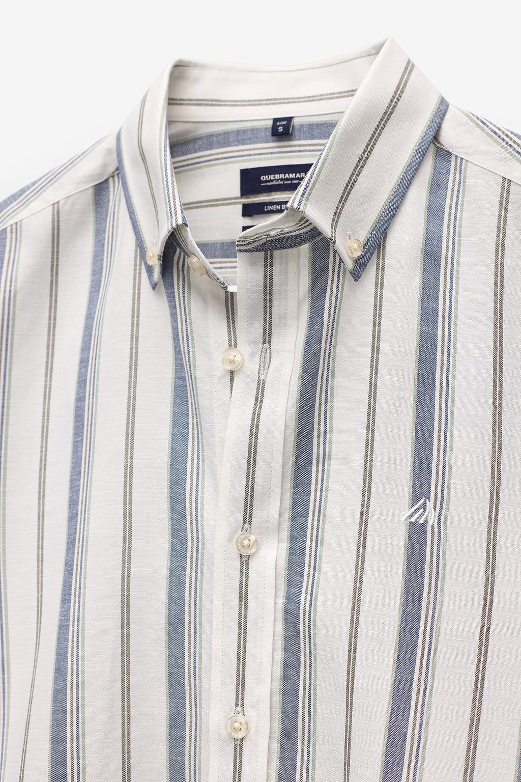 CAMISA MULTI-RISCAS ALGODÃO/LINHO