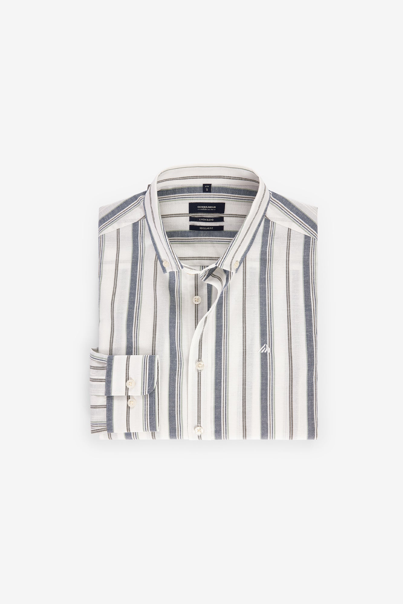 CAMISA MULTI-RISCAS ALGODÃO/LINHO