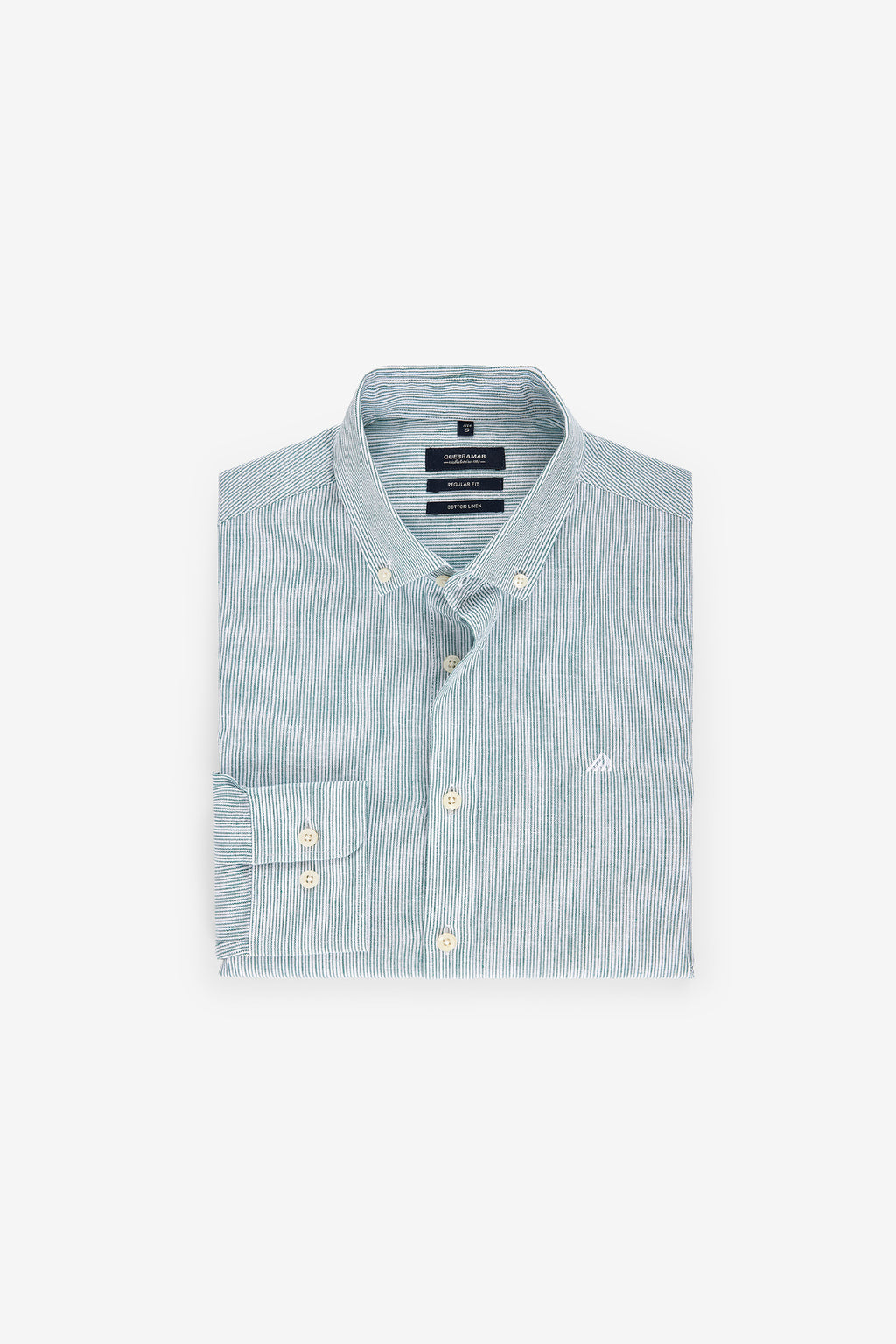 CAMISA RISCA DUPLA EM ALGODÃO E LINHO