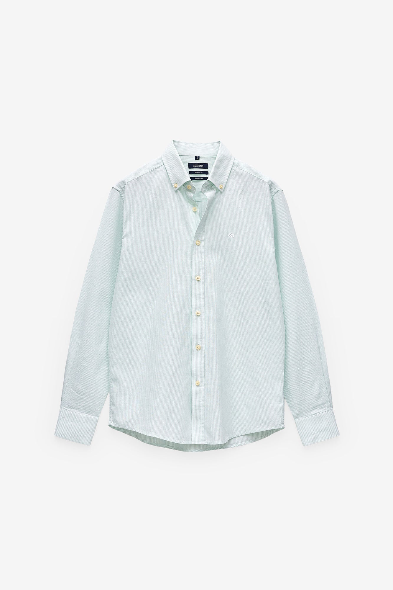 CAMISA RISCA FINA EM ALGODÃO E LINHO