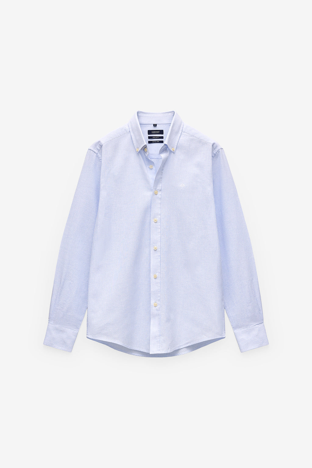 CAMISA RISCA FINA EM ALGODÃO E LINHO