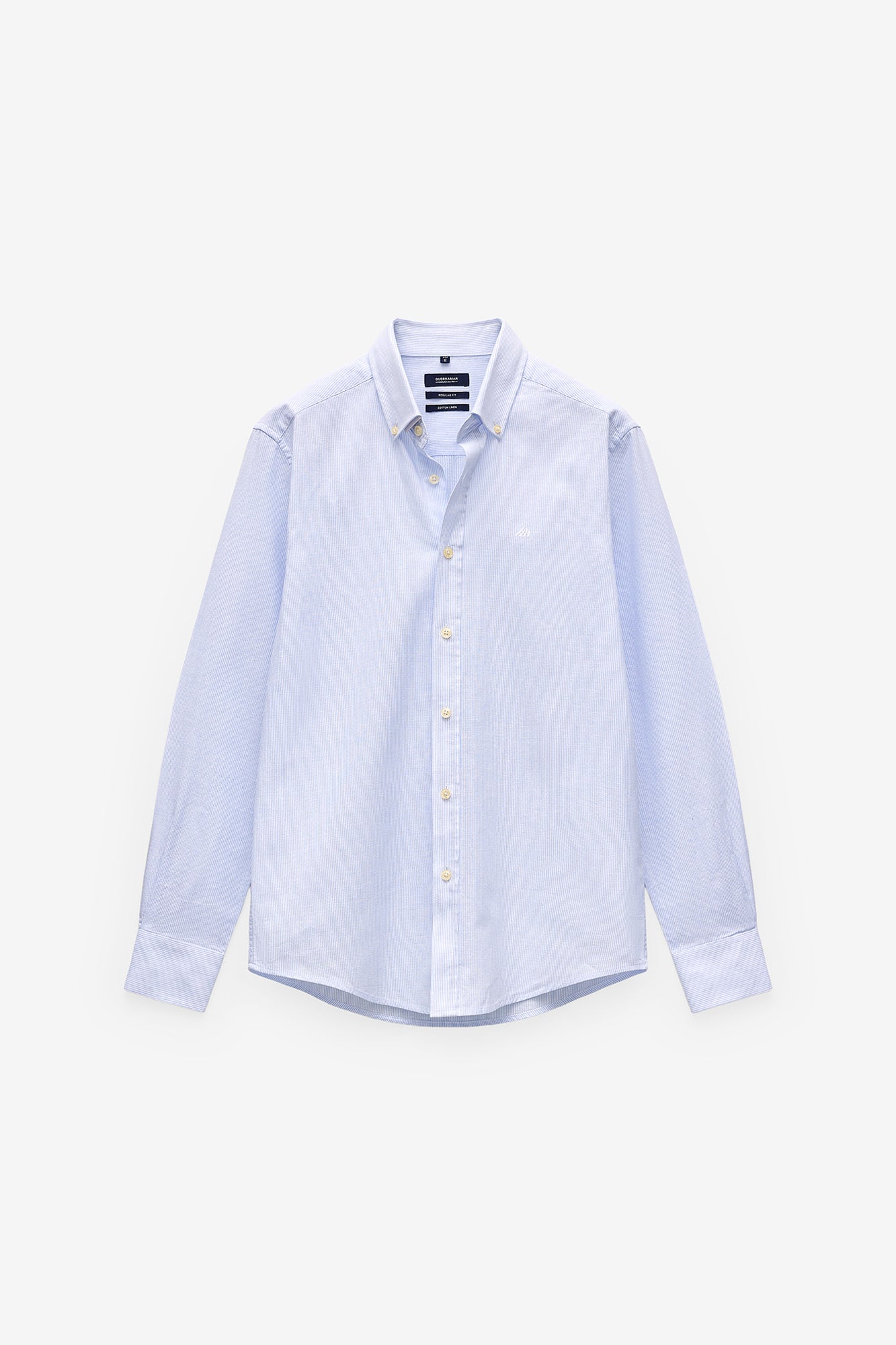 CAMISA RISCA FINA EM ALGODÃO E LINHO