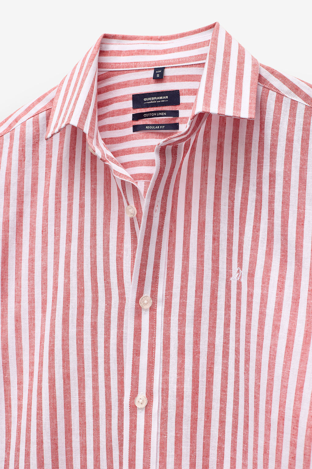 CAMISA DE RAYAS ALGODÓN Y LINO