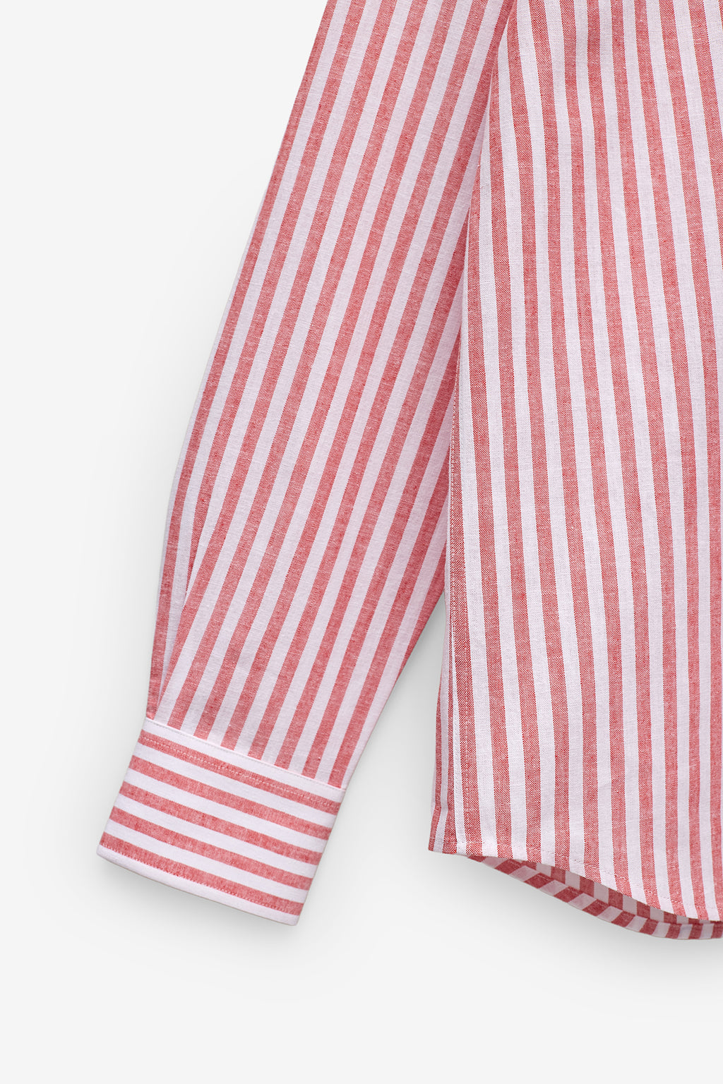 CAMISA DE RAYAS ALGODÓN Y LINO