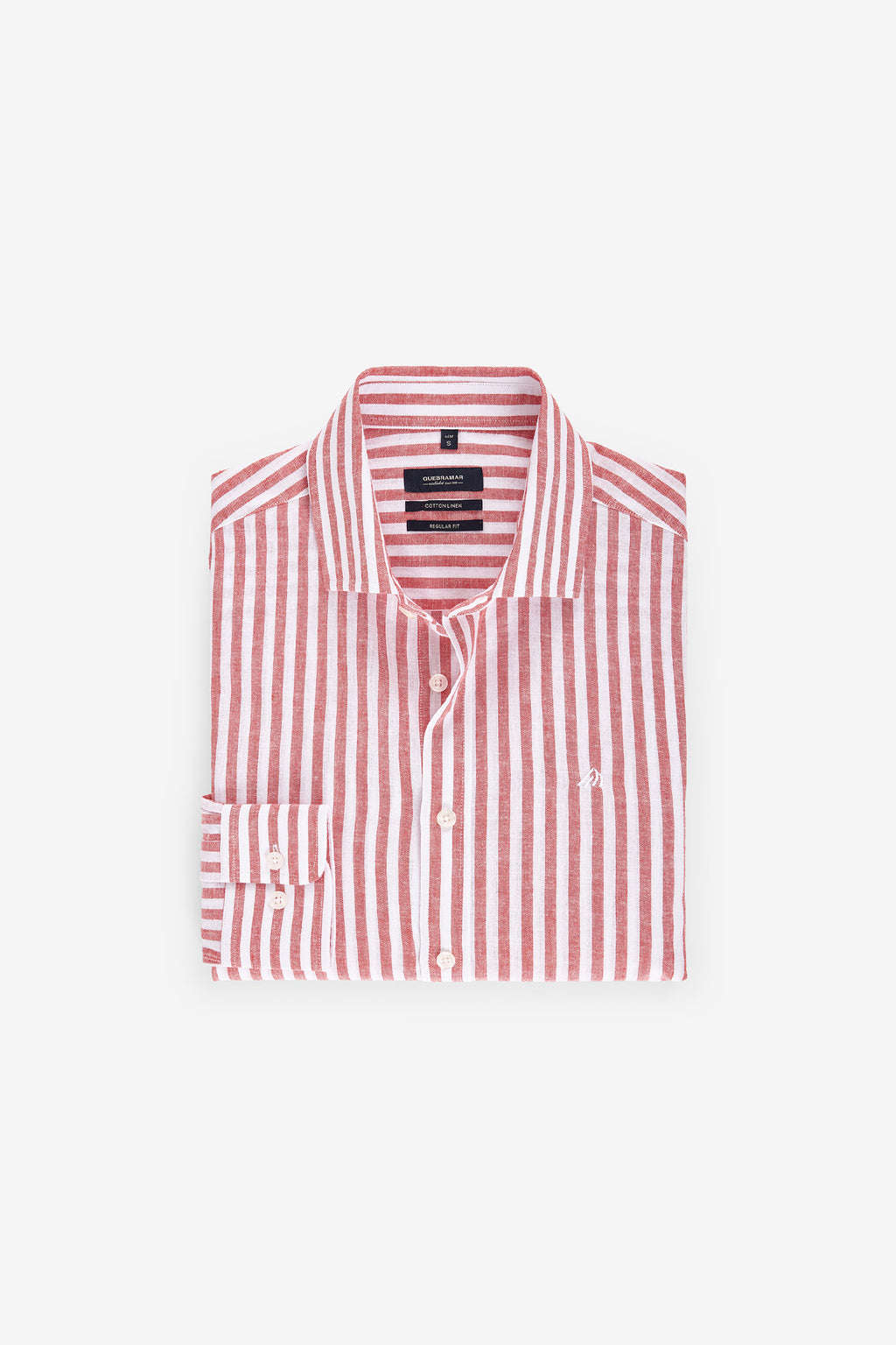 CAMISA DE RAYAS ALGODÓN Y LINO