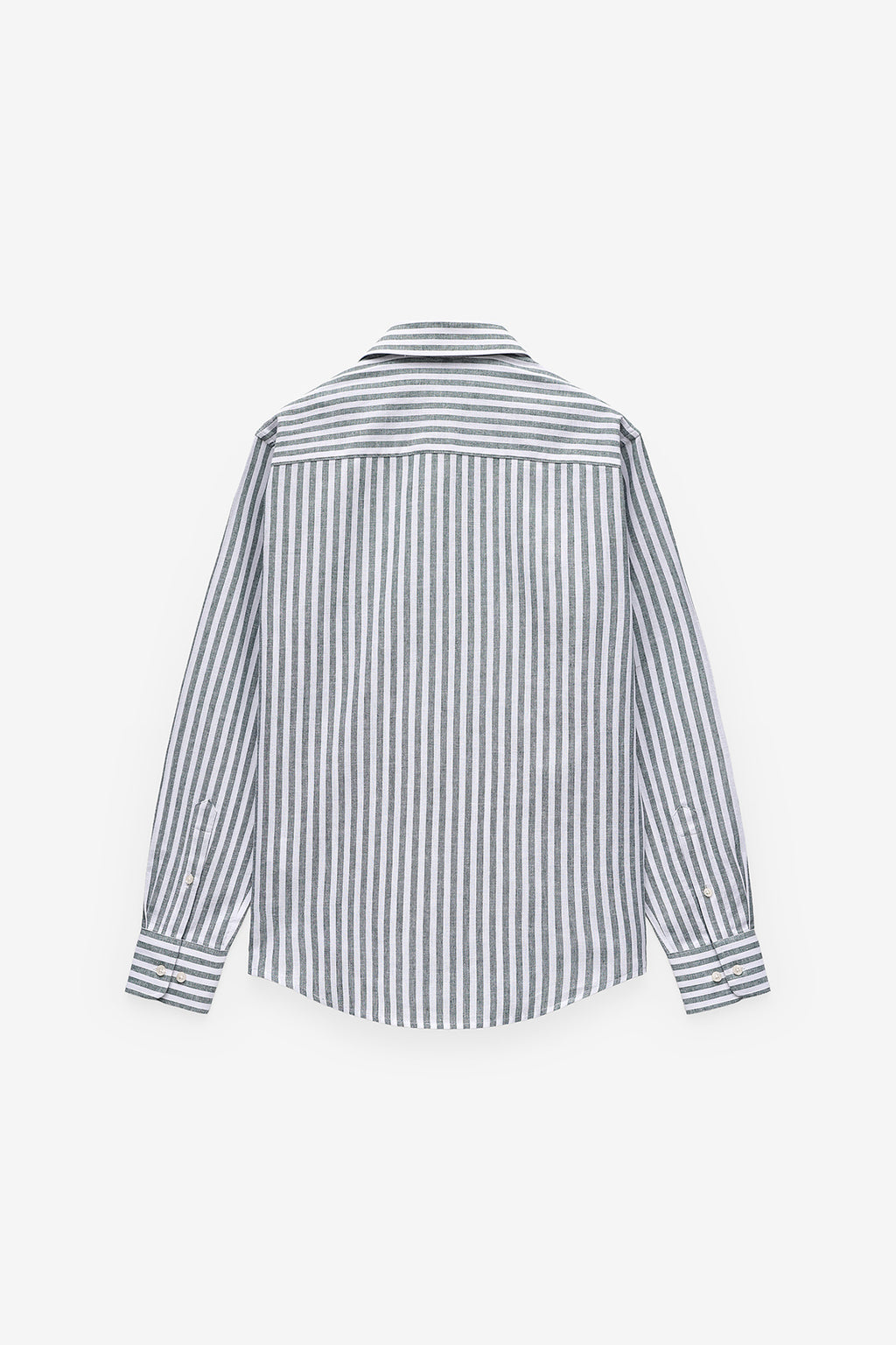 CAMISA DE RAYAS ALGODÓN Y LINO
