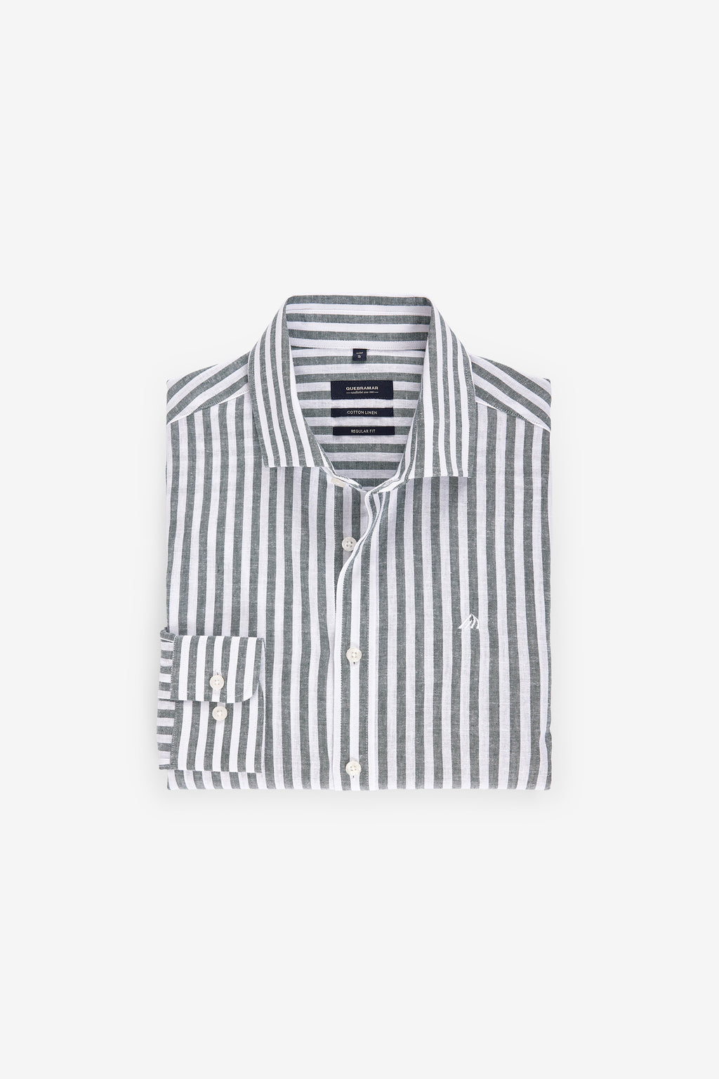 CAMISA DE RAYAS ALGODÓN Y LINO