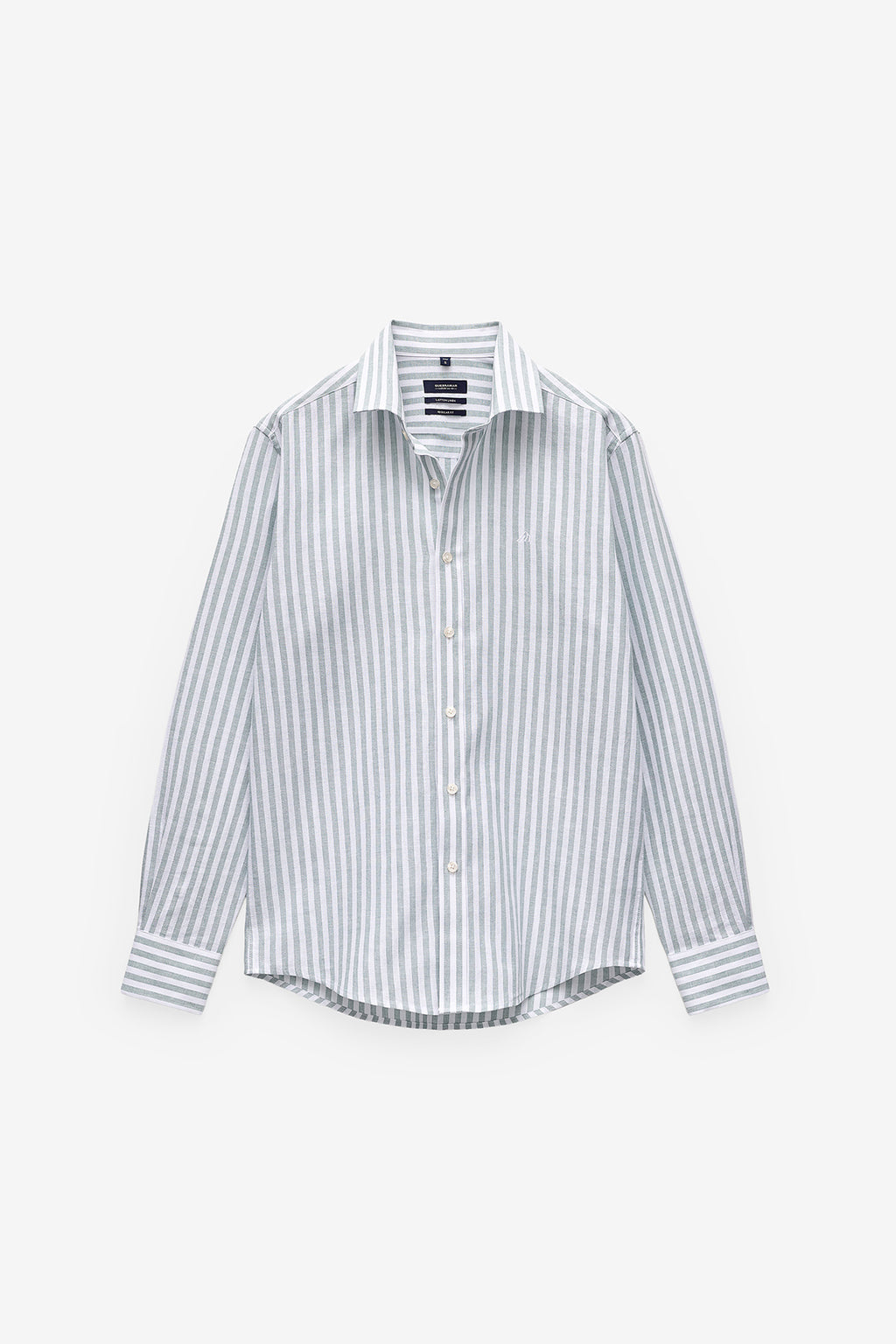 CAMISA ÀS RISCAS ALGODÃO E LINHO