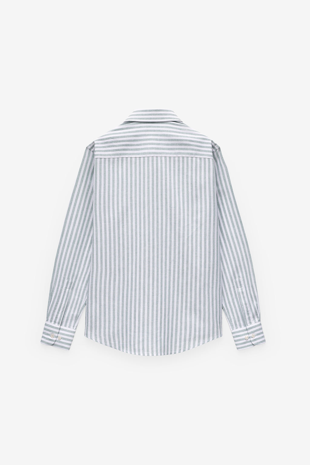 CAMISA ÀS RISCAS ALGODÃO E LINHO