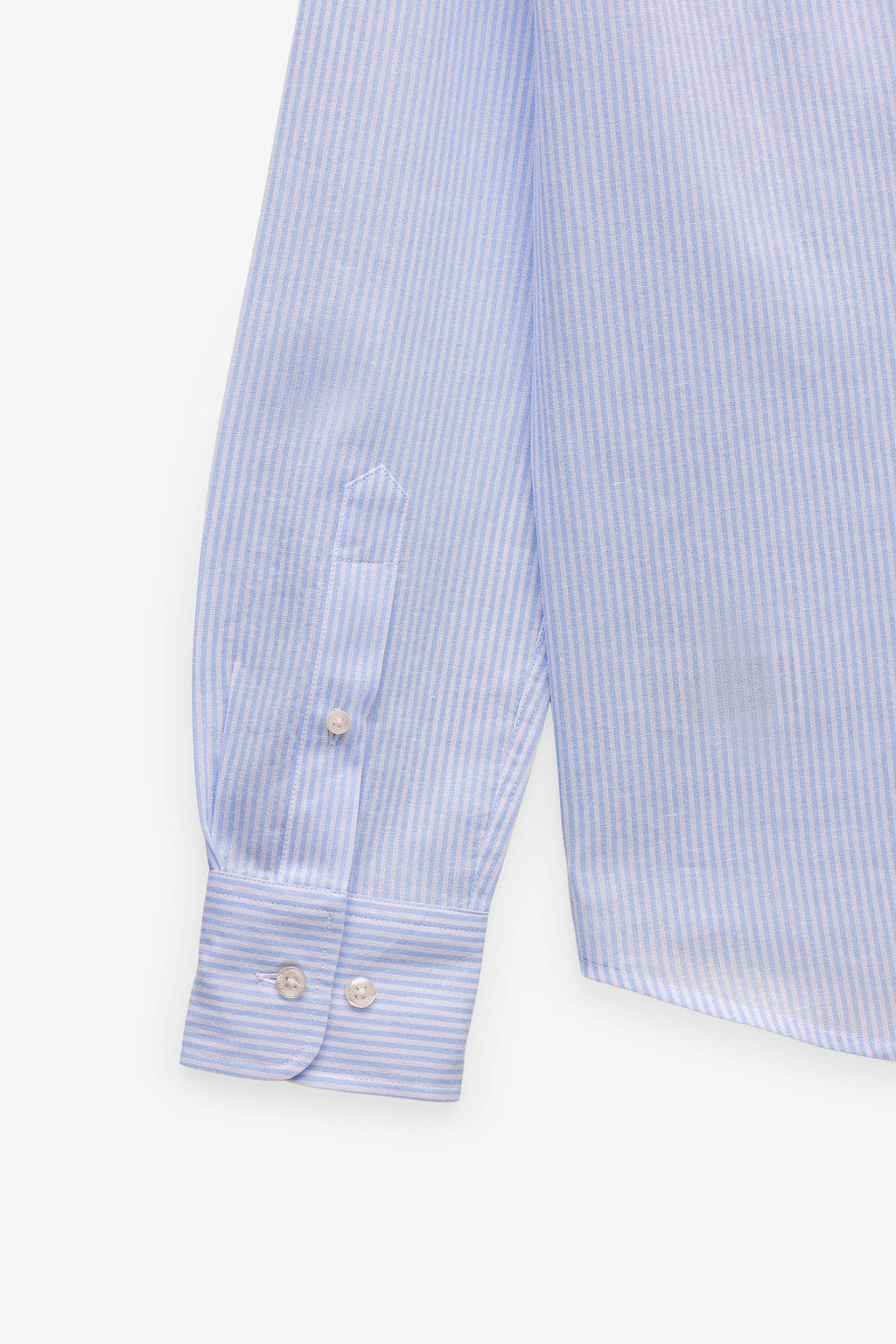 CAMISA ALGODÃO E LINHO ÀS RISCAS