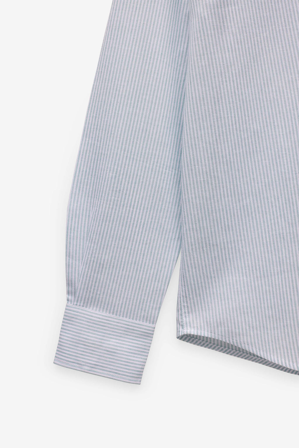 CAMISA ALGODÃO E LINHO ÀS RISCAS