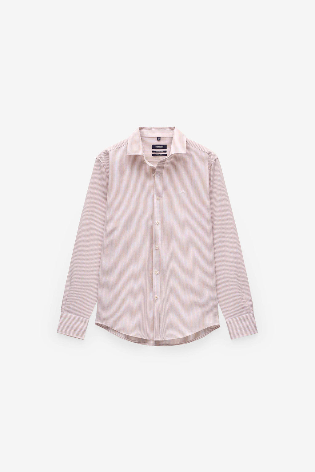 CAMISA ALGODÃO E LINHO ÀS RISCAS