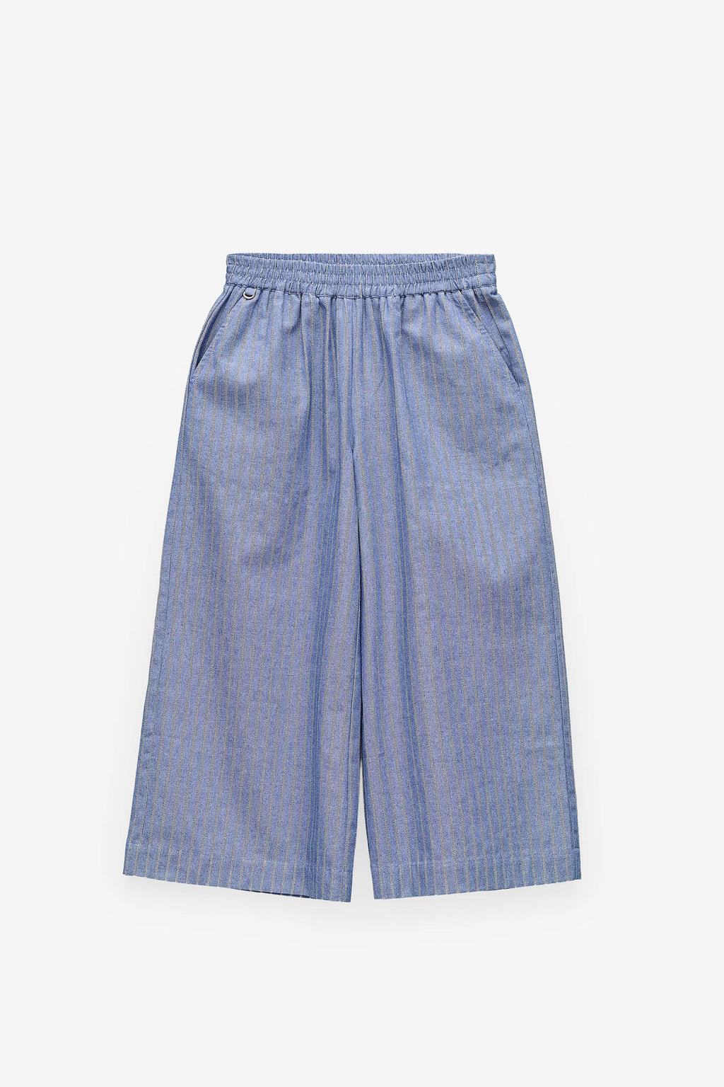 PANTALONES CORTOS DE RAYAS TEJIDO FANTASÍA