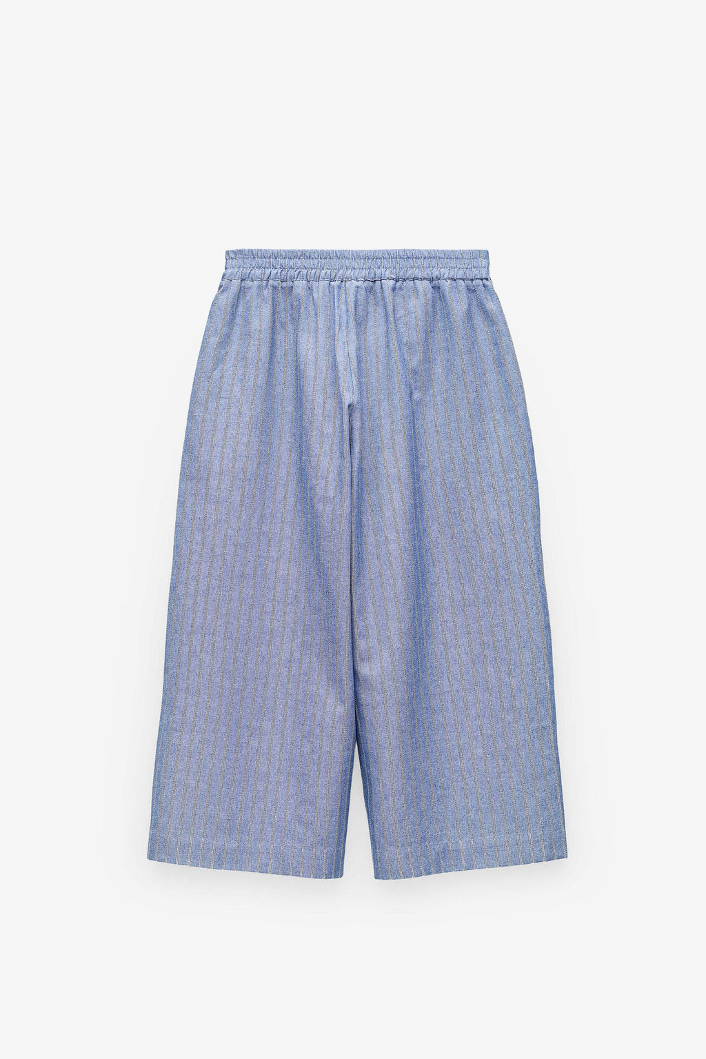 PANTALONES CORTOS DE RAYAS TEJIDO FANTASÍA