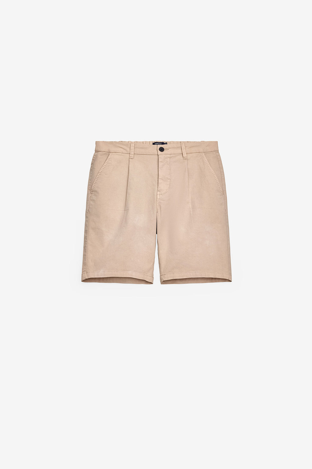 PANTALONES CORTOS CHINOS DE SARGA CON CINTURA ELÁSTICA
