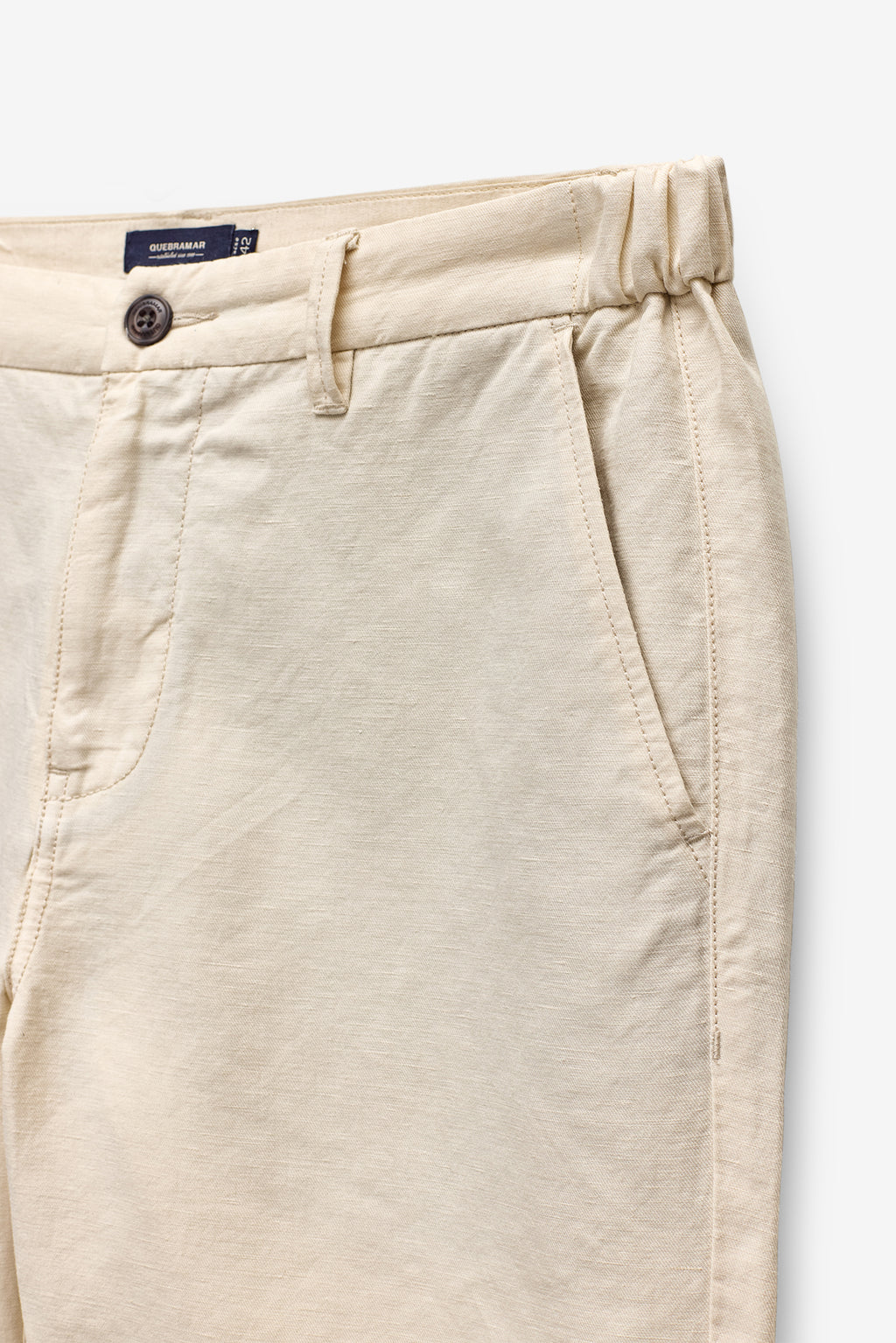SHORTS CHINO DE ALGODÓN Y LINO