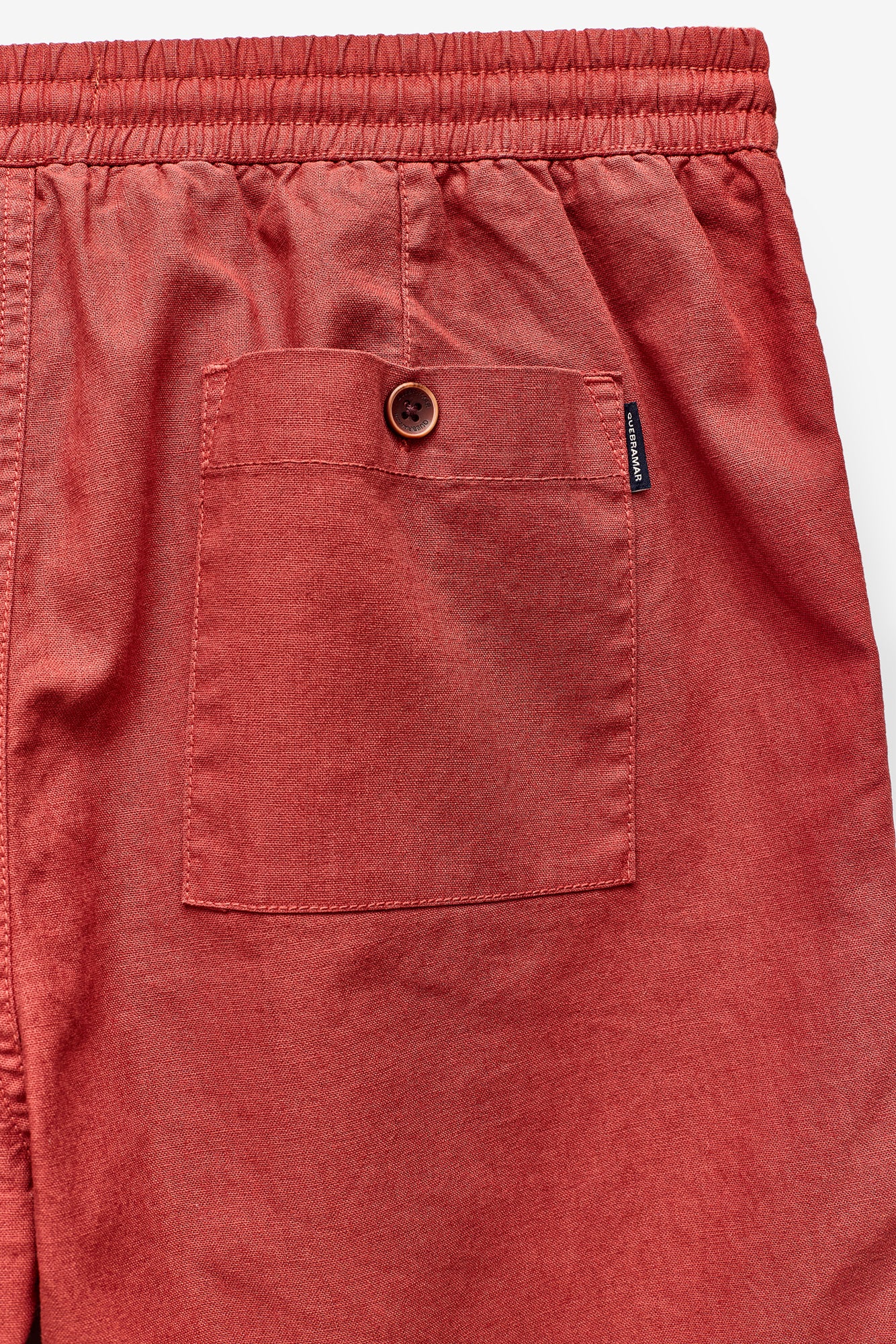Pantalones cortos jogger de algodón y lino