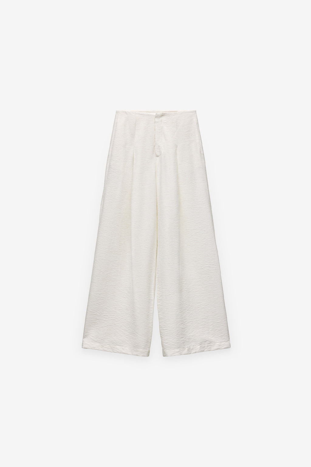 PANTALONES ANCHOS DE MEZCLA DE LINO