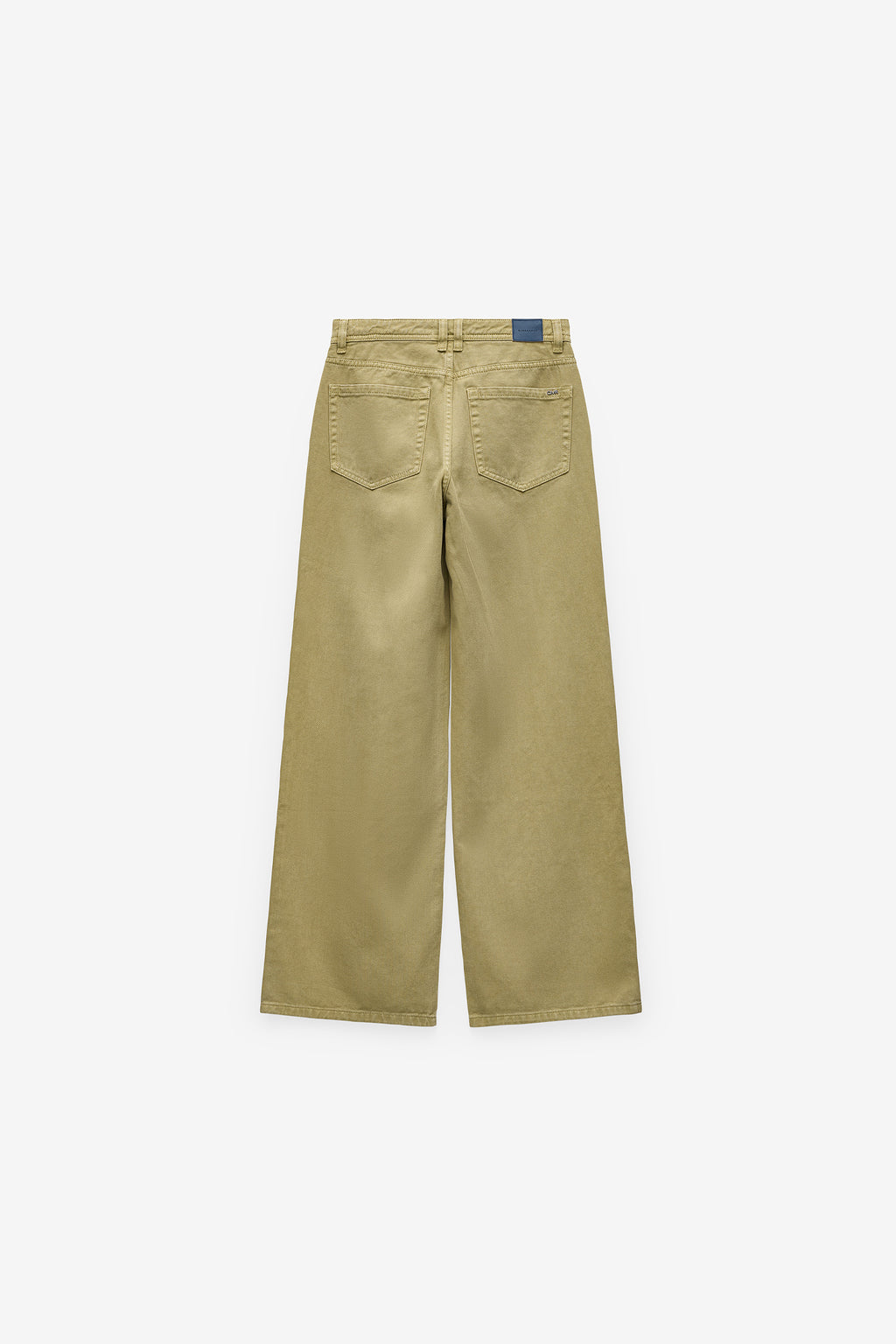 PANTALÓN DE SARGA TEÑIDA EN PRENDA