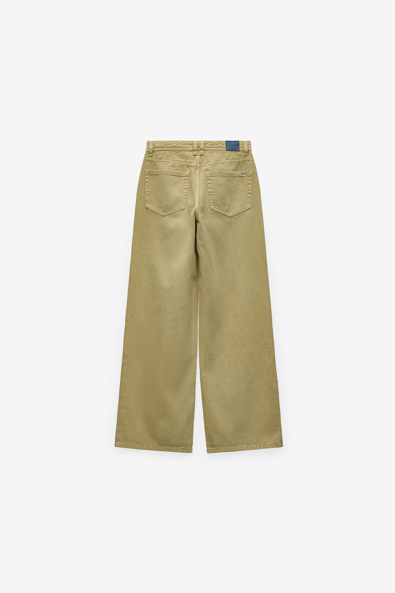 PANTALÓN DE SARGA TEÑIDA EN PRENDA