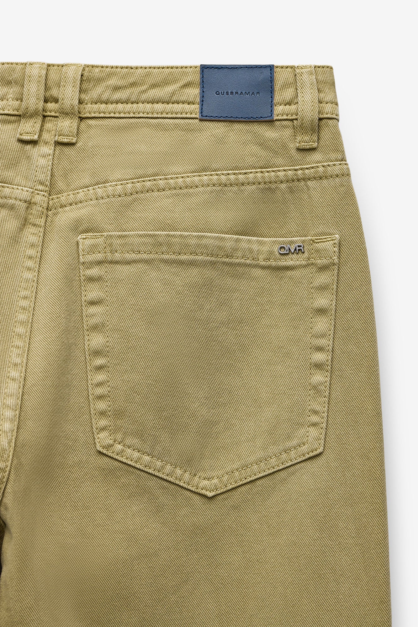 PANTALÓN DE SARGA TEÑIDA EN PRENDA