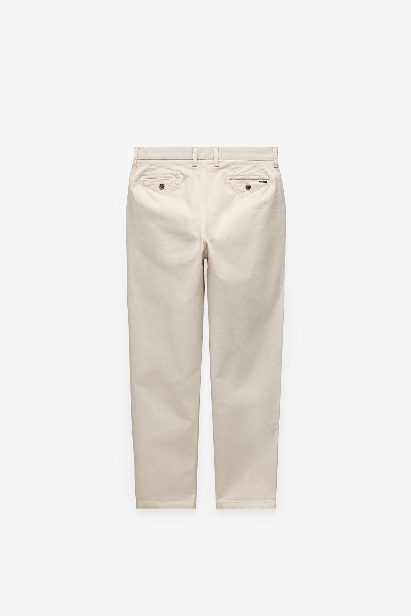 CALÇAS CHINO TAPERED FIT COM PINÇAS